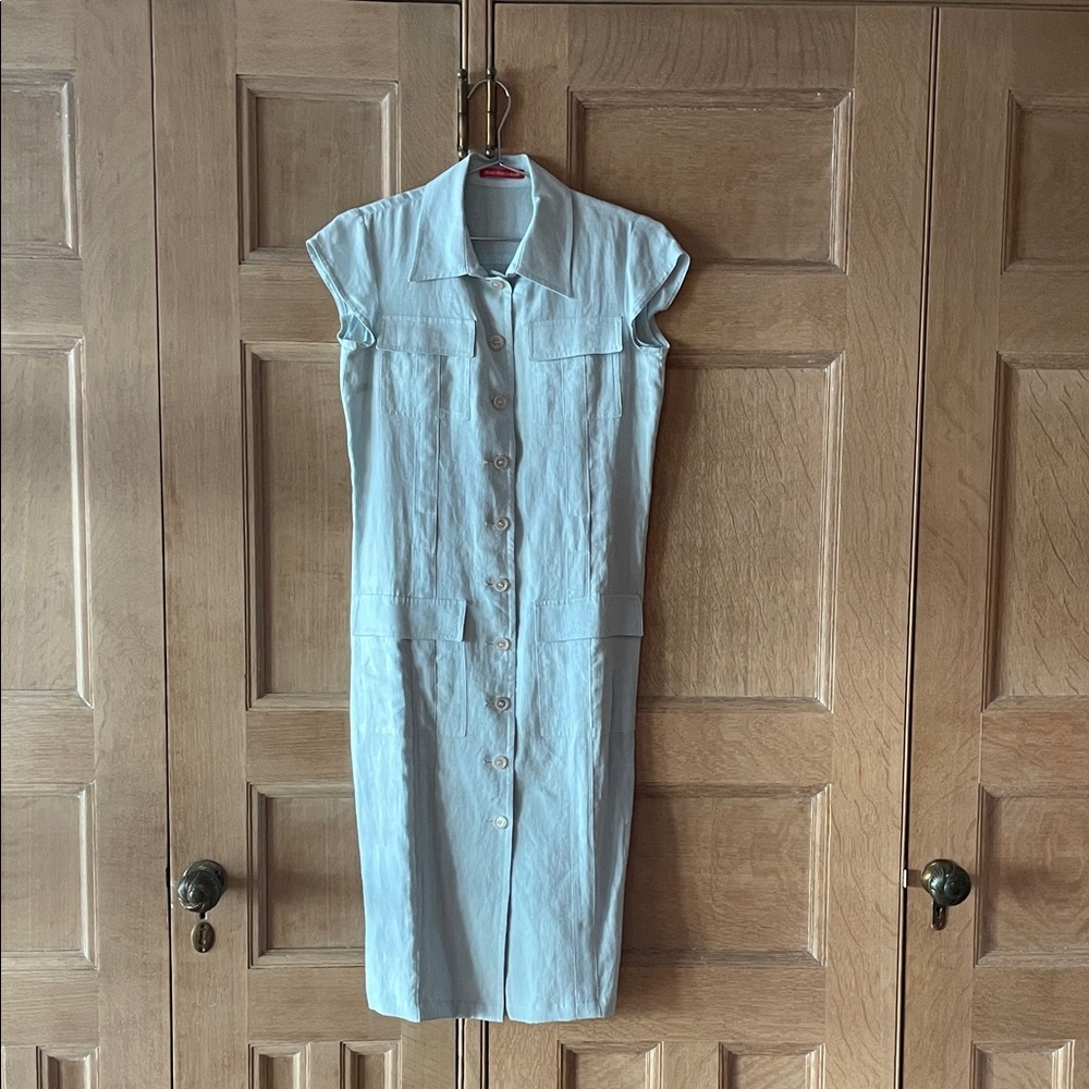 Vintage Alain Manoukian Linen Dress, Size 6